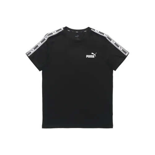 PUMA Taping Черная Мужская Т-Рубашка