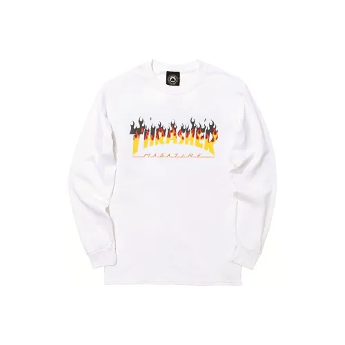 Thrasher T-Shirt US Version Unisex White