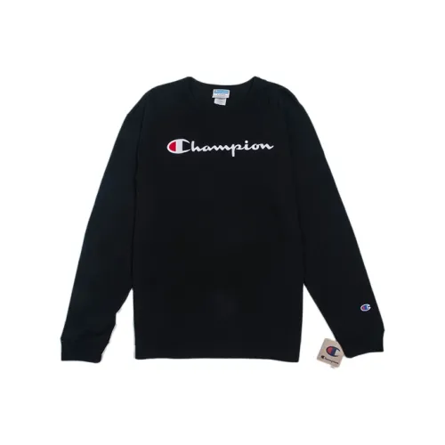Champion T-Shirt US Version Unisex Black Чемпион T-Shirt США Унисекс Черный