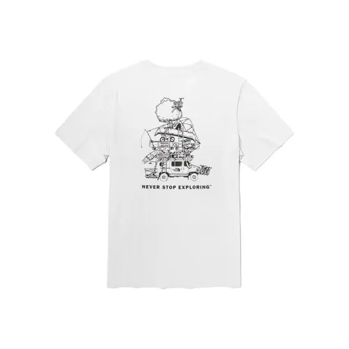 THE NORTH FACE Кемпинг T-Shirt Унисекс Белый