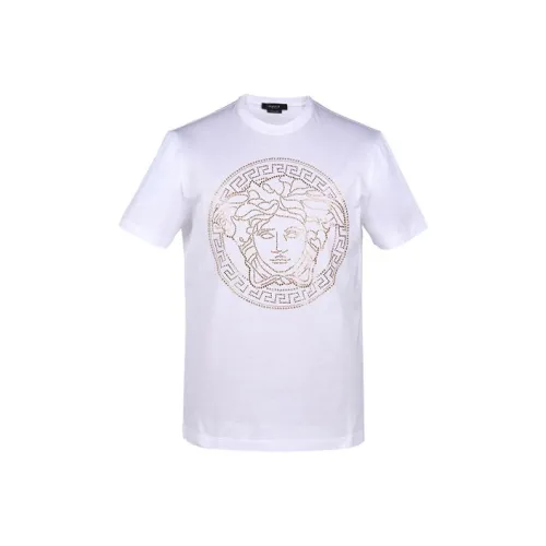 VERSACE Белые Мужские T-рубашки
