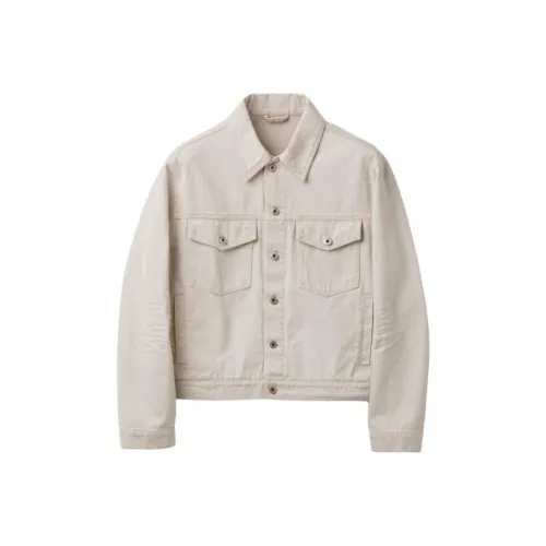COOR Denim Jacket Unisex Beige Cream
