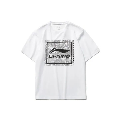 LINING Sports Fashion Collection Белая Мужская Футболка