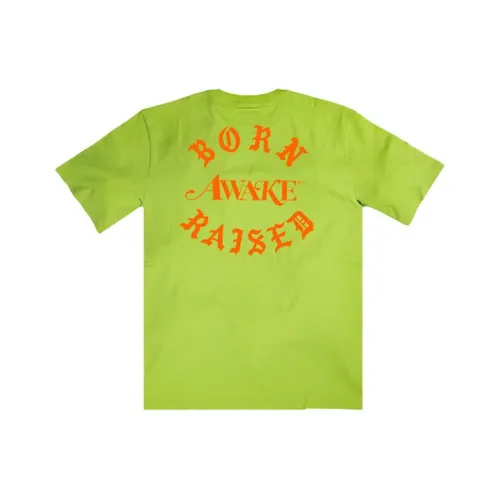 Carhartt WIP Awake Ny X Bornxraised Tripartite Collection Зеленый Мужской T-Рубашки