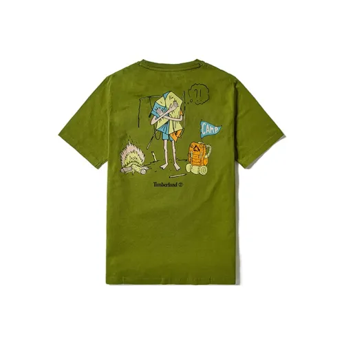 Timberland T-Shirt Мужской Зеленый Calla