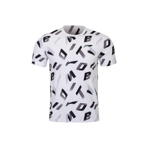 LINING Белый Мужской T-Рубашки