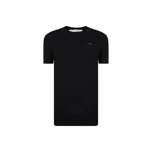 Off Белый FW19 T Рубашка Мужская Черная