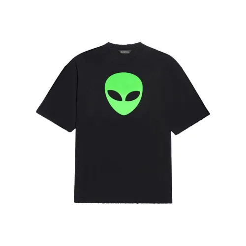 Balenciaga Мужские черные футболки