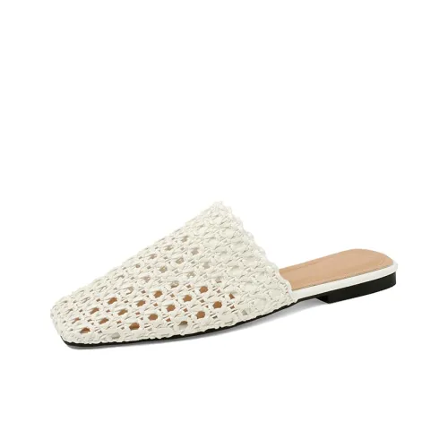 Hongyanglin Антизапахивающие Домашние тапочки Женские Экрю