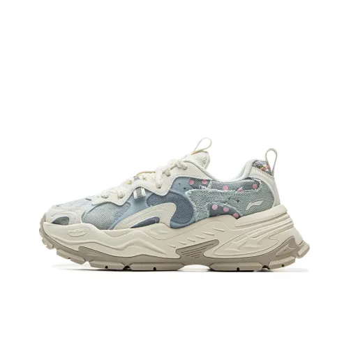 LINING Starlight Low-Top Canvas Sneakers Blue Women's