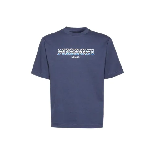 MISSONI Мужские синие T-рубашки