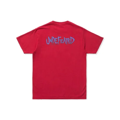 UNDEFEATED FW19 Прямой крой T-рубашка Унисекс Красный