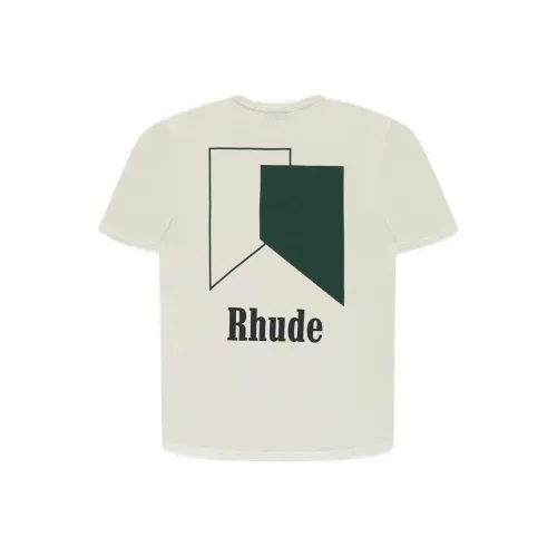 RHUDE Белая Мужская T-Рубашка