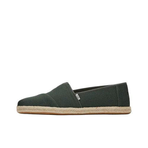 Toms Espadrilles Green Men's