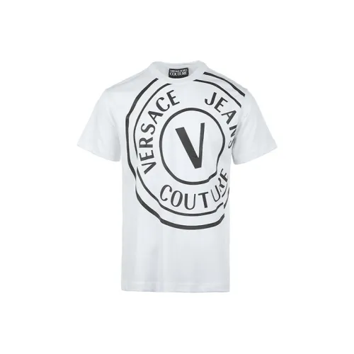 VERSACE JEANS COUTURE Белая Мужская Футболка