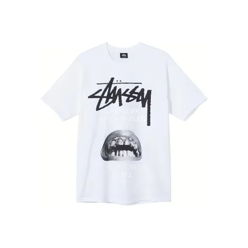 Stussy Белая Унисекс Футболка