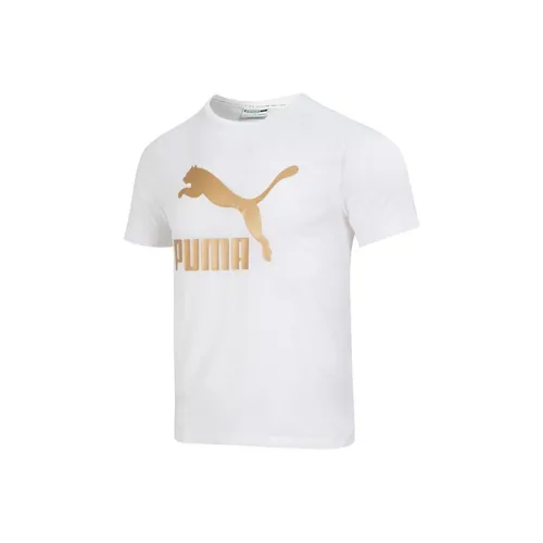 PUMA Белая Мужская Футболка