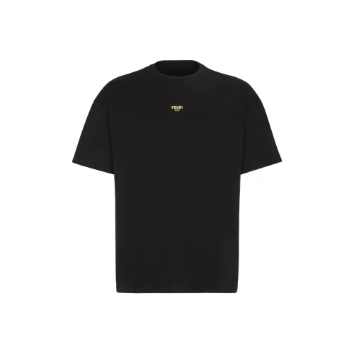 Fendi Черные Мужские T-Рубашки