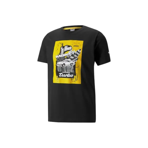 PUMA Комплект с короткими рукавами футболка мужская черный