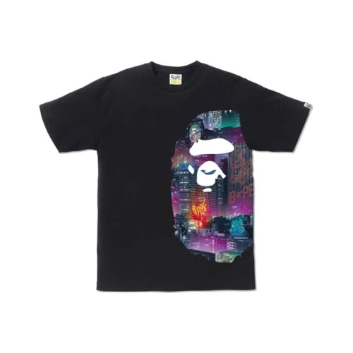 A BATHING APE T-Shirt Унисекс Черный