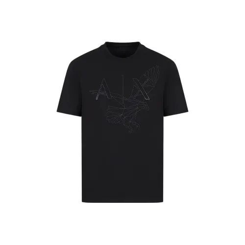 ARMANI EXCHANGE SS23 T-Shirt Мужской Черный