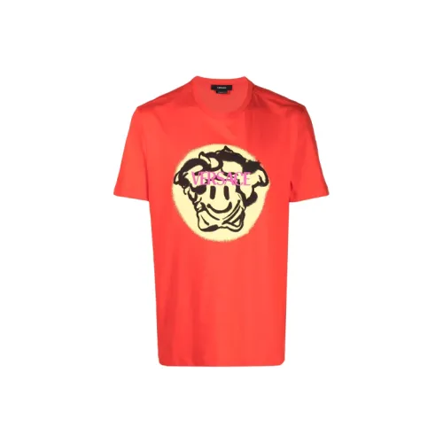 VERSACE SS22 T Рубашка Мужская Оранжевая