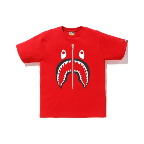 A BATHING APE Shark Series T-Shirt Мужской Красный