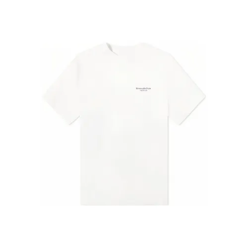 Ermenegildo Zegna Белые Мужские T-рубашки
