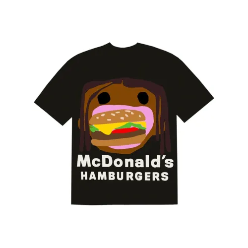 Travis Scott Мужские Черные T-Рубашки