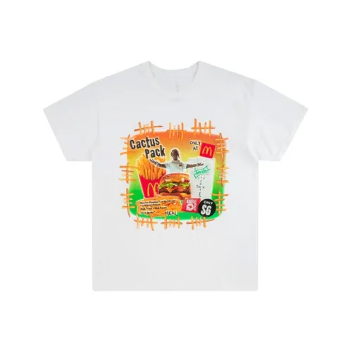 Travis Scott Белая Мужская Футболка