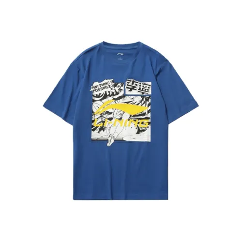 Лайнер Sports Fashion Collection T-Shirt Мужской Ярко-Синий