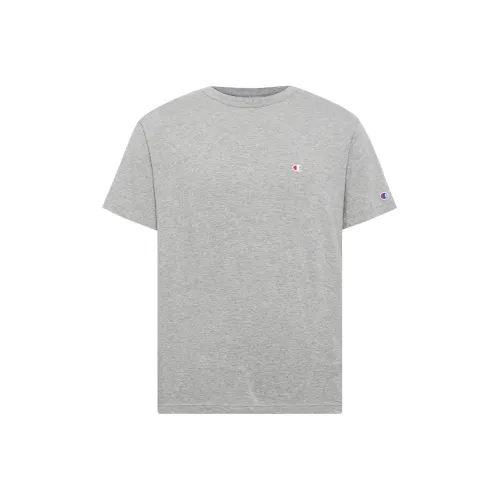 Champion T-Shirt Unisex Light Gray Чемпион Т-Рубашка Унисекс Светлый Серый