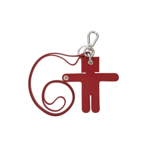 Jacquemus Коровья кожа кожа брелоки унисекс красный