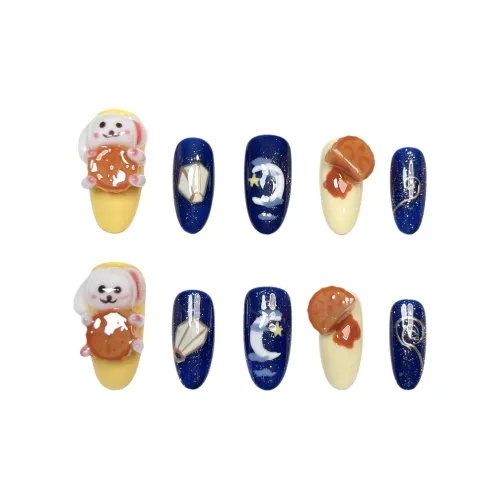 KDOW Wood Остров Журнал False Nail Средний LADDER Синий Jump Цвет 22 мм