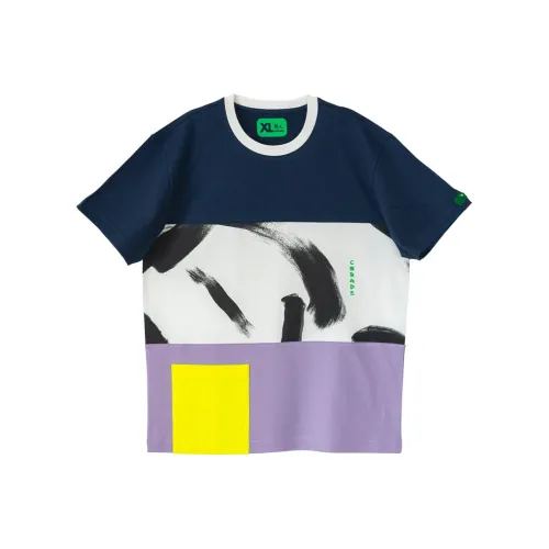 Corade Прямой крой T-рубашка Унисекс Многоцветная