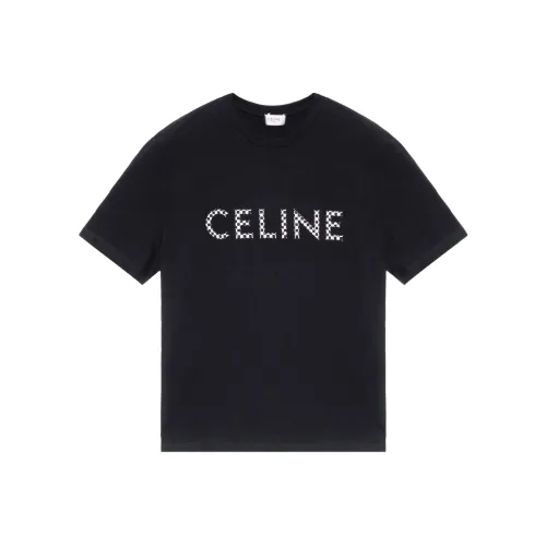 Celine Мужские черные T-рубашки