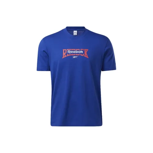 Reebok Синий Унисекс Футболка