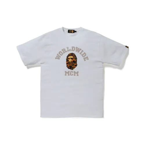 A BATHING APE x MCM Ape Head Series T-Shirt Мужской