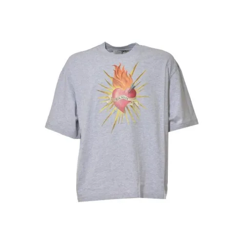 Lanvin Серые Мужские T-Рубашки