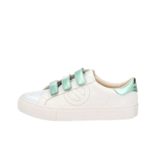 NO NAME ARCADE STRAPS PERFOS Slip-resistant Abrasion-resistant Low Top Skateboard Shoes Women's Ecru NO NAME ARCADE STRAPS PERFOS Противоскользящие Износостойкие Низкие Кеды для скейтбординга Женские Экрю