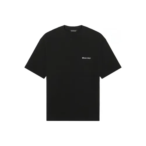Balenciaga T-Shirt Loose Fit Men's Black