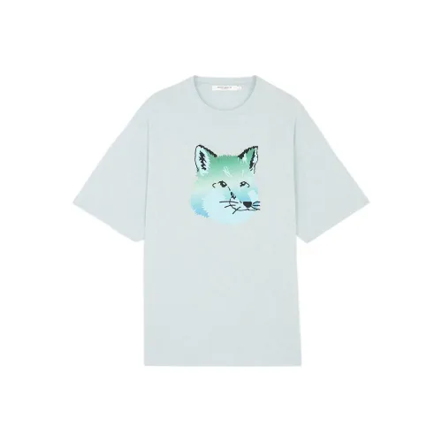 Maison Kitsune Синяя Унисекс Футболка