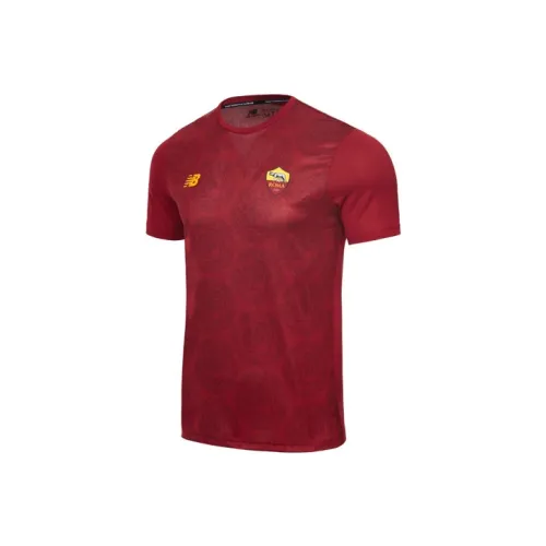 New Balance AS ROMA Red Men's T-Shirts