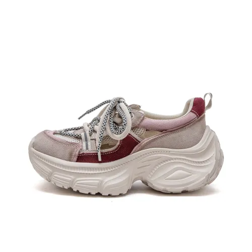 MATA Низкий топ обувь с толстой подошвой женская