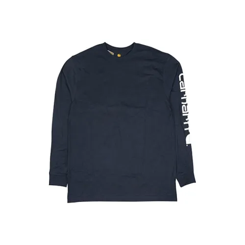 Carhartt K231 Рабочая одежда Рубашка T Рубашка Мужская Темно-синяя