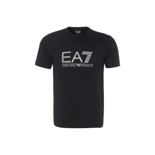 EMPORIO ARMANI EA7 T-Shirt Мужской Черный