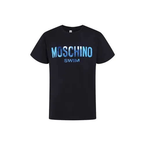 MOSCHINO Черная унисекс футболка