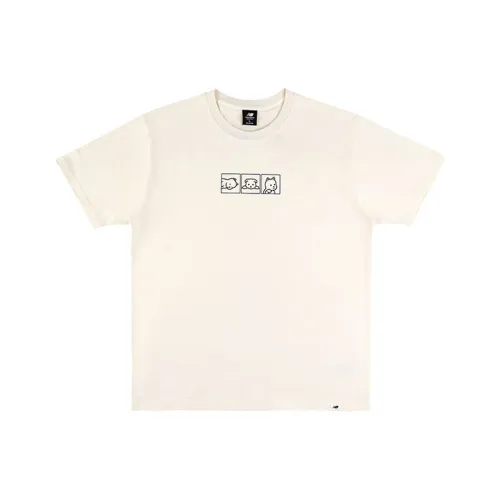 New Balance совместный бренд x Noritake T-рубашка унисекс экрю