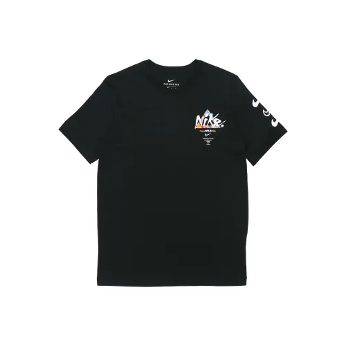 Nike Мужские черные футболки