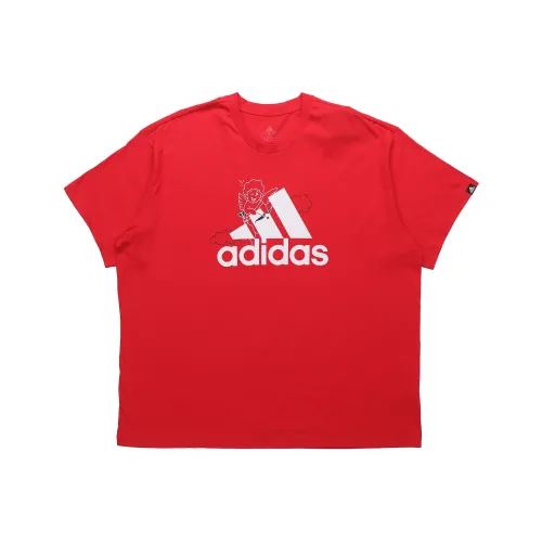 Adidas Day Алый Унисекс Футболка